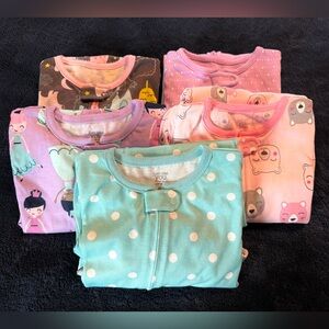 Just One You made by Carters Footed PJ’s 4T Lot